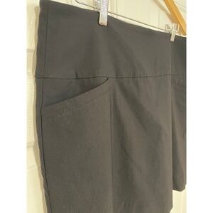 SC&Co Womens XL Black Athletic Performance Skort Pull On Pockets Golf Pickleball